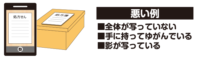 撮影の悪い例