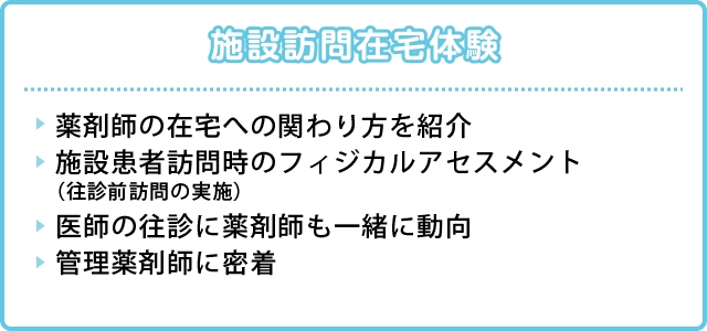 施設訪問在宅体験